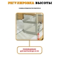 Барьер-кроватка для детей на родительскую кровать. Защитное ограждение от падений. Бортик безопасности #1