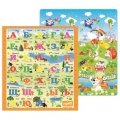 Игровой коврик MamboBaby Русский алфавит и Фруктовый парк (200х180х2 см) 013ТМ