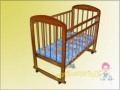 Детская кроватка ИП Репин Мишка-8 (колеса-качалка)
