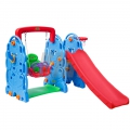 Детская горка с качелями Perfetto Sport Слоник PS-030