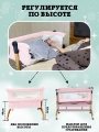 Приставная кроватка Floopsi Baby Bed (розовый) с функцией укачивания