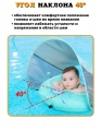 Самонадувающийся детский круг для плавания  с валиком для ног и капюшоном