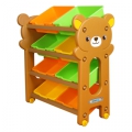 Gona Toys стеллаж для хранения игрушек (4 секции) GT-806 
