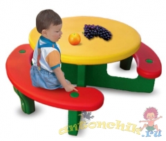Набор детский мебели LERADO L-503 Пикник (стол с лавочками)
