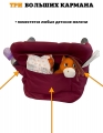 Навесной стул для кормления Floopsi burgundy