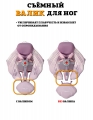 Круг для плавания детский Mambobaby с крышей и игрушками Ракушка от 3 до 24 мес (pink). Не надувной круг для плавания для малышей 