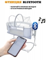 Колыбель для новорожденных Mastela 08601, электрическая, 5 скоростей укачивания. Детская приставная кроватка