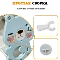 Стеллаж для игрушек Floopsi 02/Стеллаж для хранения игрушек детский из ECO пластика 