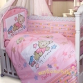 Комплект в кроватку  7 пр. Золотой Гусь Zoo Bear
