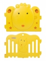  Игровой манеж-ограждение Floopsi Giraffe Playpen 242х158см. (на присосках). Большой детский пластиковый напольный манеж