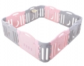 Манеж-ограждение Floopsi L-WL23 12 секций (210*210*68) (grey/pink) 