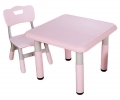 Набор детской мебели Floopsi L-ZY07 с регулировкой высоты (стол+стул) PINK