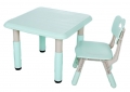 Набор детской мебели Floopsi L-ZY07 с регулировкой высоты (стол+стул) Turquoise