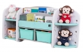 Стеллаж для хранения игрушек Floopsi L-SNJ33 MINI green (с переставляемой полкой)   