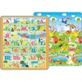 Игровой коврик MamboBaby Русский Алфавит+Фруктовый парк (200х180х1см) 003ТМ