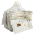 Комплект в кроватку 4 пр. Kidboo Honey Bear Linen 