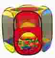 Игровой домик с мячиками Calida Шестиугольник 621
