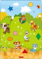 Игровой коврик Babypol Домашние животные (1400мм х 1000мм х 10мм)