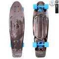  Скейтборд Y-SCOO Big Fishskateboard metallic 27" (с сумкой)