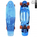  Скейтборд Y-SCOO Big Fishskateboard metallic 27" (с сумкой)