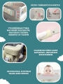 Комплект барьеров Floopsi Animals на кровать 2.0х1.6х2.0м серый №3
