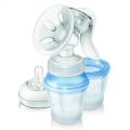 Молокоотсос Avent ISIS Natural 86530 ручной с с системой хранения молока 