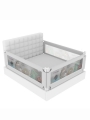 Комплект барьеров Floopsi Animals на кровать 2.0х1.4х2.0м серый