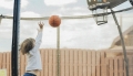 Батут с защитной сеткой Hasttings Air Game Basketball (4,6 м)