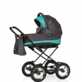 Детская коляска 2 в 1 Riko Basic Alfa Ecco Classic