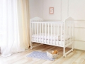 Детская кроватка SKV Березка (калеса-качалка 120111-120115-5