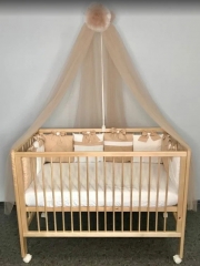 Детская кроватка MIKA Dori (колеса-качалка)