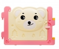 Манеж-ограждение Floopsi Running Bear 16 секций (145x182cm) (на присосках) Большой детский манеж Пластиковый напольный игровой манеж