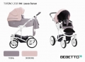 Детская коляска 2 в 1 Bebetto Torino 2019 (экокожа+ткань)