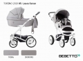 Детская коляска 2 в 1 Bebetto Torino 2019 (экокожа+ткань)
