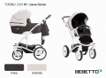 Детская коляска 3 в 1 Bebetto Torino 2019 (экокожа+ткань)