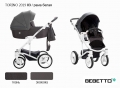 Детская коляска 3 в 1 Bebetto Torino 2019 (экокожа+ткань)