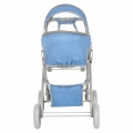 Кукольная коляска Pituso 9333 серо-голубой