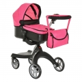 Кукольная коляска Pituso 9631A коралл