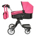 Кукольная коляска Pituso 9631A коралл