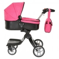 Кукольная коляска Pituso 9631A коралл