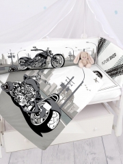 Комплект белья 7 пр. AmaroBaby Ride on Bike (универсальный)