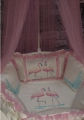 Комплект белья 7 пр. Кроватки Деткам Фламинго (универсальный)