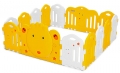 Манеж-ограждение Floopsi Lovely Giraffe Playpen (215x215х60) (на присосках) Большой детский манеж Пластиковый напольный игровой манеж