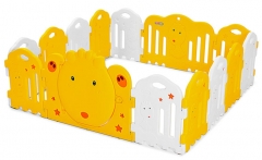 Манеж-ограждение Floopsi Lovely Giraffe Playpen (258x215х60) (на присосках) Большой детский манеж Пластиковый напольный игровой манеж