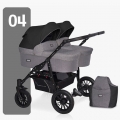 Коляска для двойни 2 в 1 Riko Basic Saxo