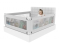 Комплект барьеров Floopsi Animals на кровать 2.0х1.8х2.0м серый