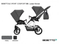 Прогулочная коляска для двойни Bebetto 42 Sport Comfort