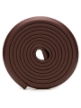Защитная лента на углы Beideli 4 метра коричневый. Мягкая накладка на края мебели для детей от ударов