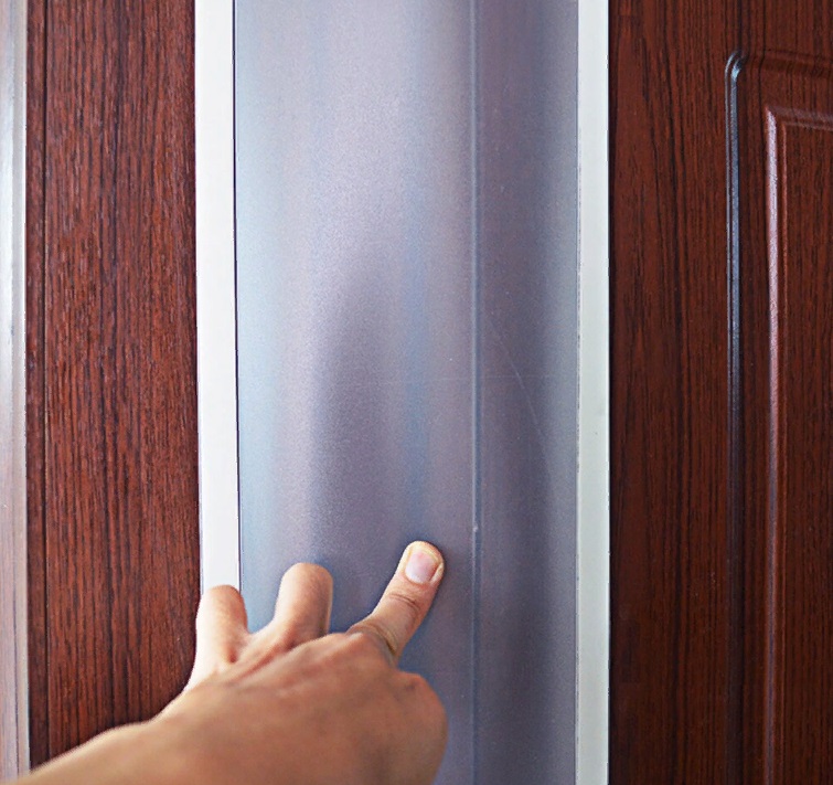  Чехол для защиты дверных петель от детей 120х18см. Лента для защиты детских пальцев от защемления в двери. 